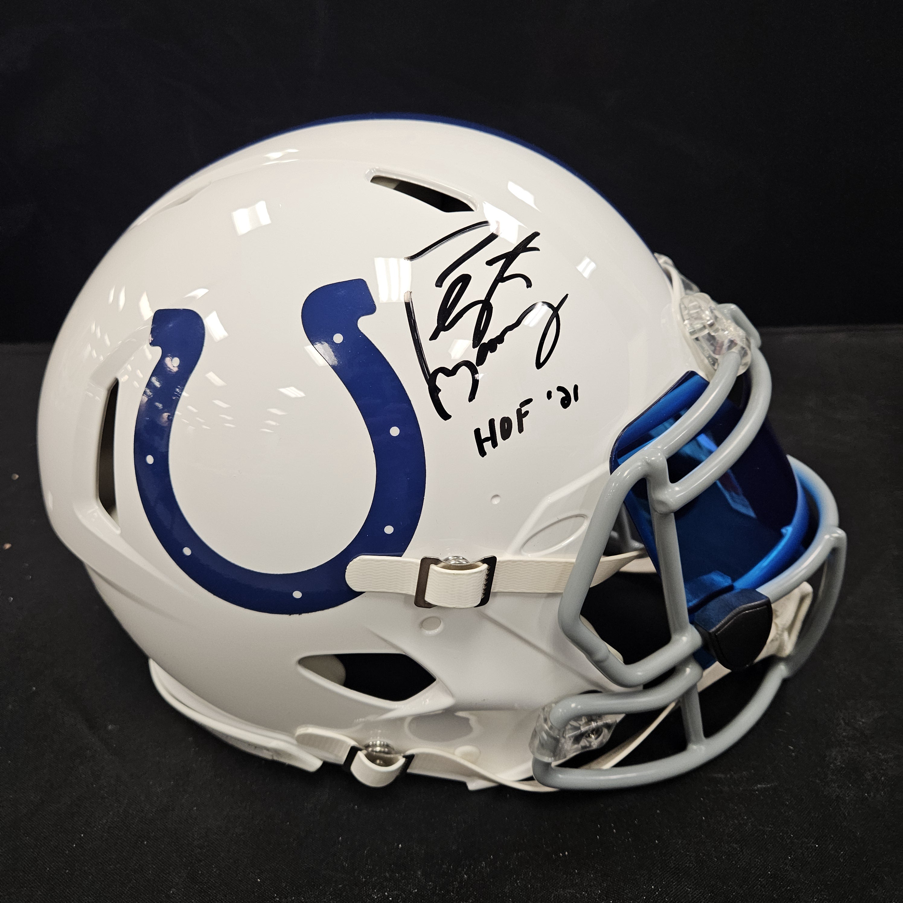 Peyton Manning Indianapolis Colts Fanatics Authentic Autographed Riddell Speed Helmet