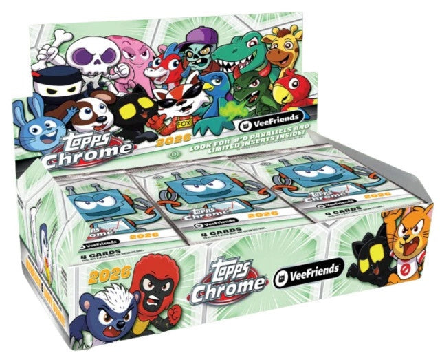 2026 Topps VeeFriends Chrome Hobby Box – LegendsSportsGames