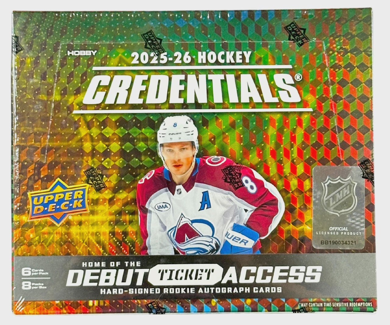 2025-26 Upper Deck Credentials Hockey Hobby Box – LegendsSportsGames