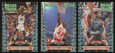 1992-93 Stadium Club Beam Team Complete Set 1-21 Jordan Shaq