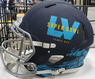 Tom Brady Autographed Authentic Super Bowl 55 LV Fanatics Tampa Bay