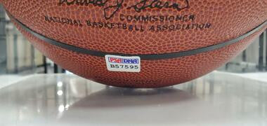 Lebron James High School Autographed Basketball PSA Authentic Spalding NBA