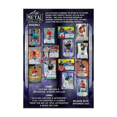 2021 Leaf Metal Draft Baseball Hobby Box