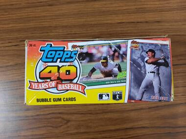 1991 Topps Baseball Wax Box (36 packs)