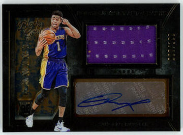 2015-16 Panini Black Gold D'Angelo Russell Patch Auto RC RPA /199 #2