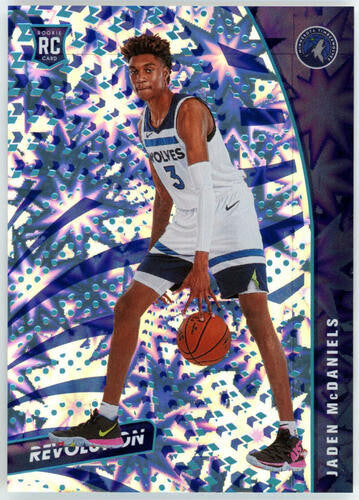 2020-21 Panini Revolution Jaden McDaniels Impact RC /149 #102