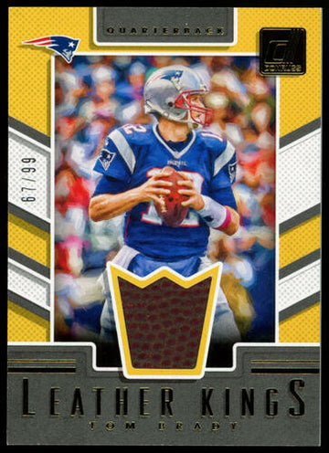 2017 Donruss Tom Brady Leather Kings Football Relic /99 #1