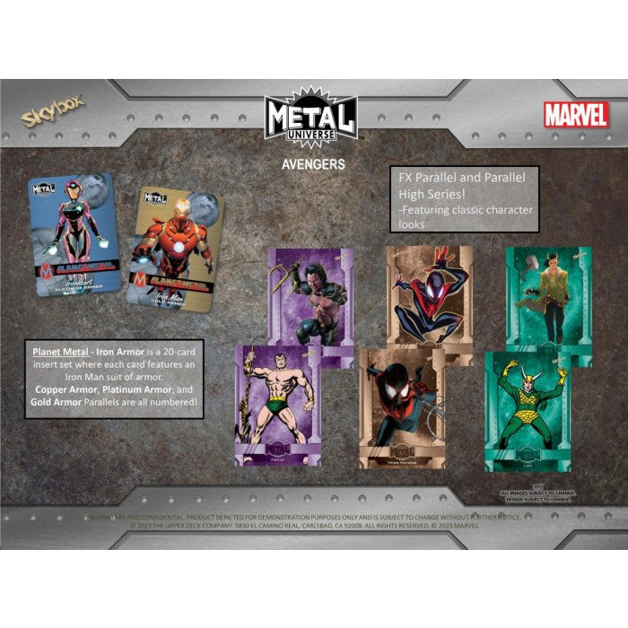 2024 Upper Deck Marvel Metal Universe Avengers Hobby Box