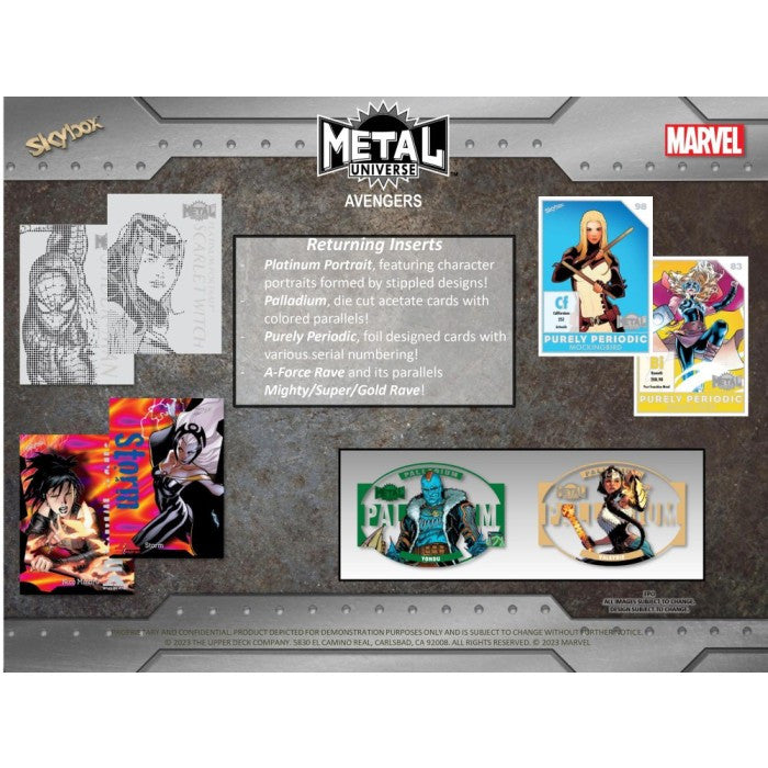 2024 Upper Deck Marvel Metal Universe Avengers Hobby Box