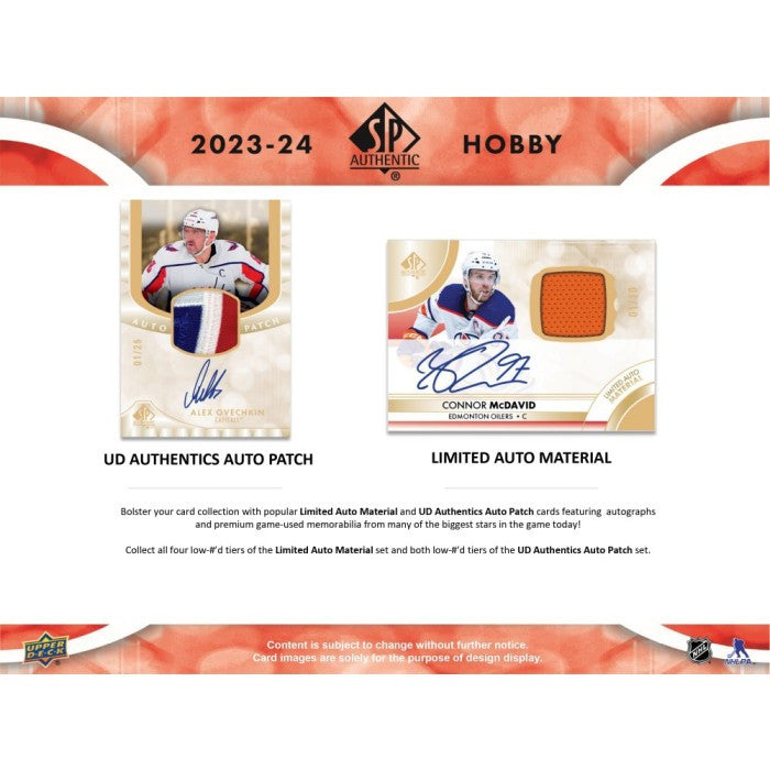2023/24 Upper Deck SP Authentic Hockey Hobby Case (16)