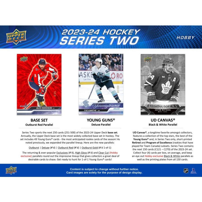 2023/24 Upper Deck Series 2 Hockey Hobby Case (12)