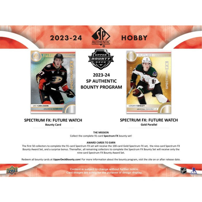 2023/24 Upper Deck SP Authentic Hockey Hobby Case (16)
