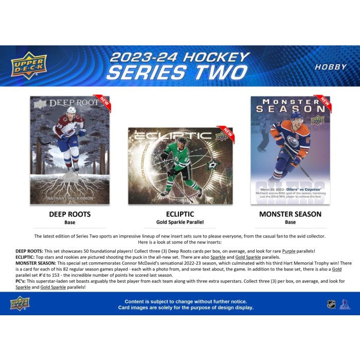 2023/24 Upper Deck Series 2 Hockey Hobby Case (12)