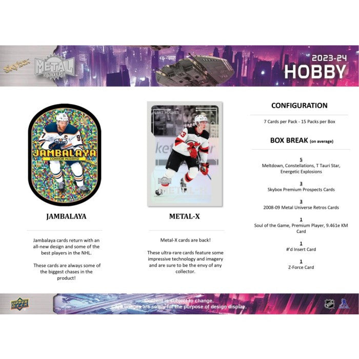 2023/24 Upper Deck Skybox Metal Universe Hockey Hobby Case (16)