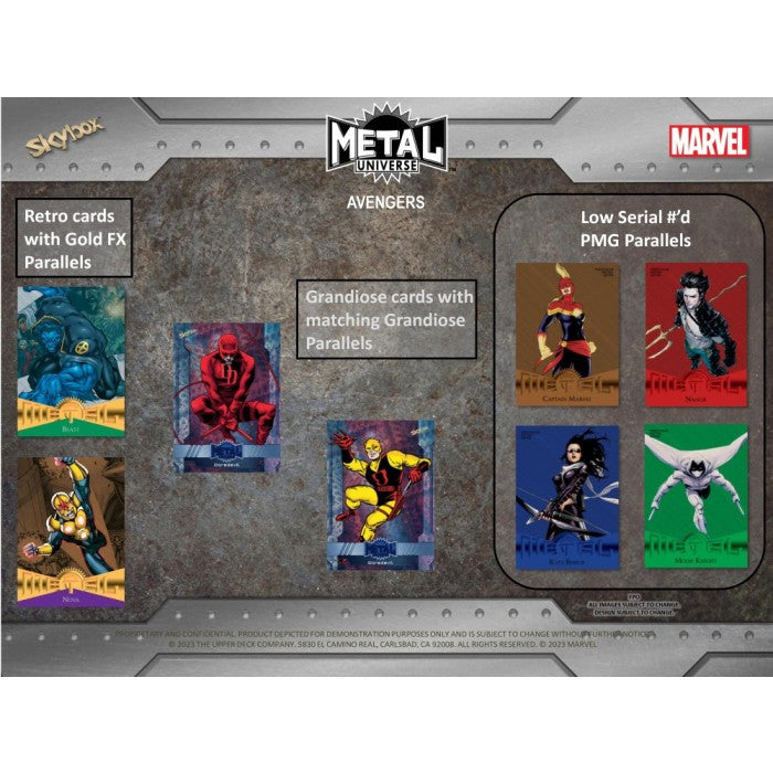 2024 Upper Deck Marvel Metal Universe Avengers Hobby Box