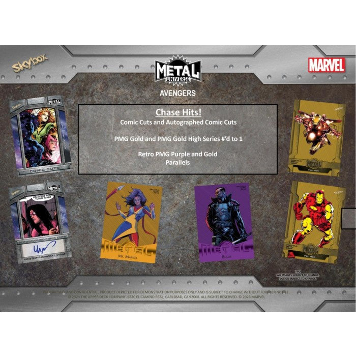 2024 Upper Deck Marvel Metal Universe Avengers Hobby Box