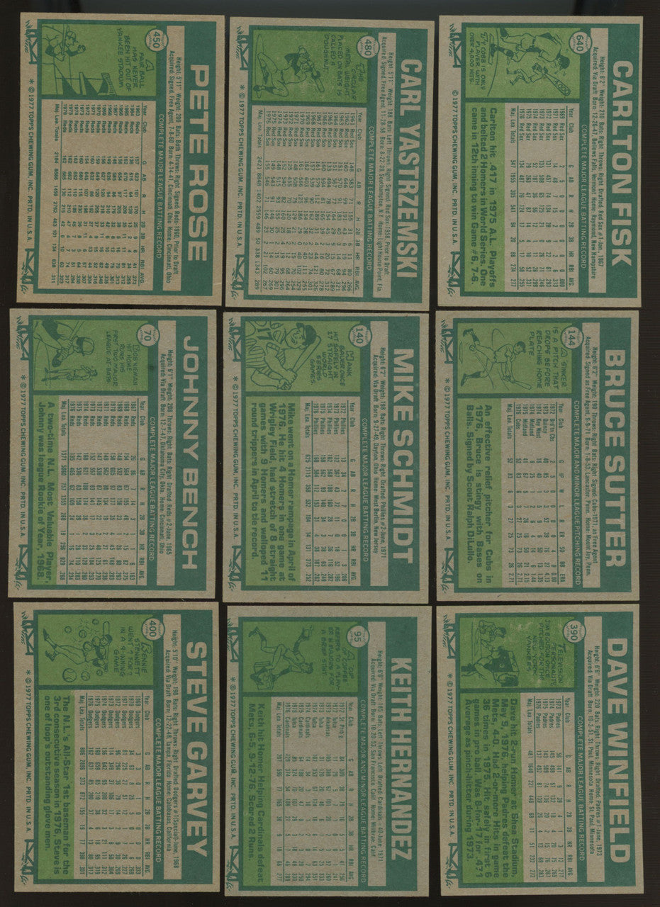 1977 Topps Baseball Complete Set (660) NM/MT