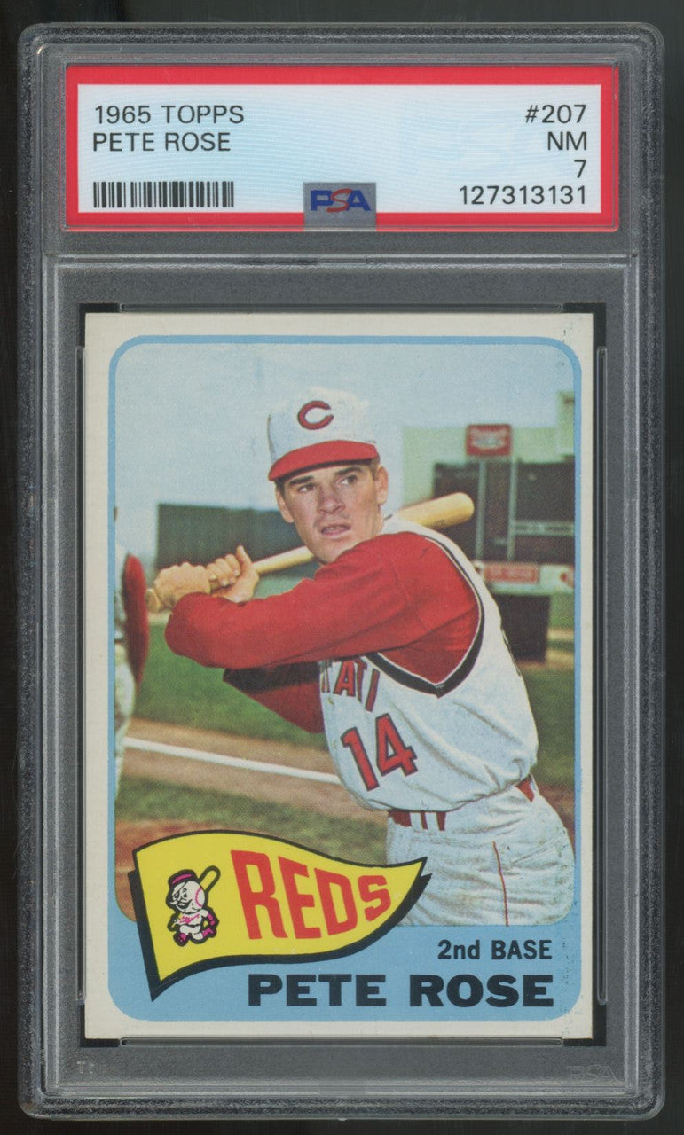 1965 Topps Pete Rose #207 PSA 7 *131