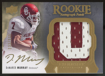 2011 Upper Deck Exquisite DeMarco Murray RC Patch Auto RPA Gold /135 #129