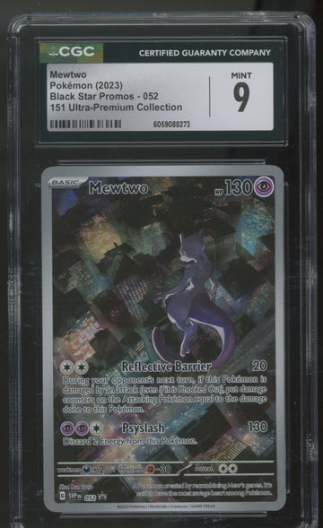 2023 Pokemon Mewtwo 151 Ultra Premium Collection Promo #052 CGC 9
