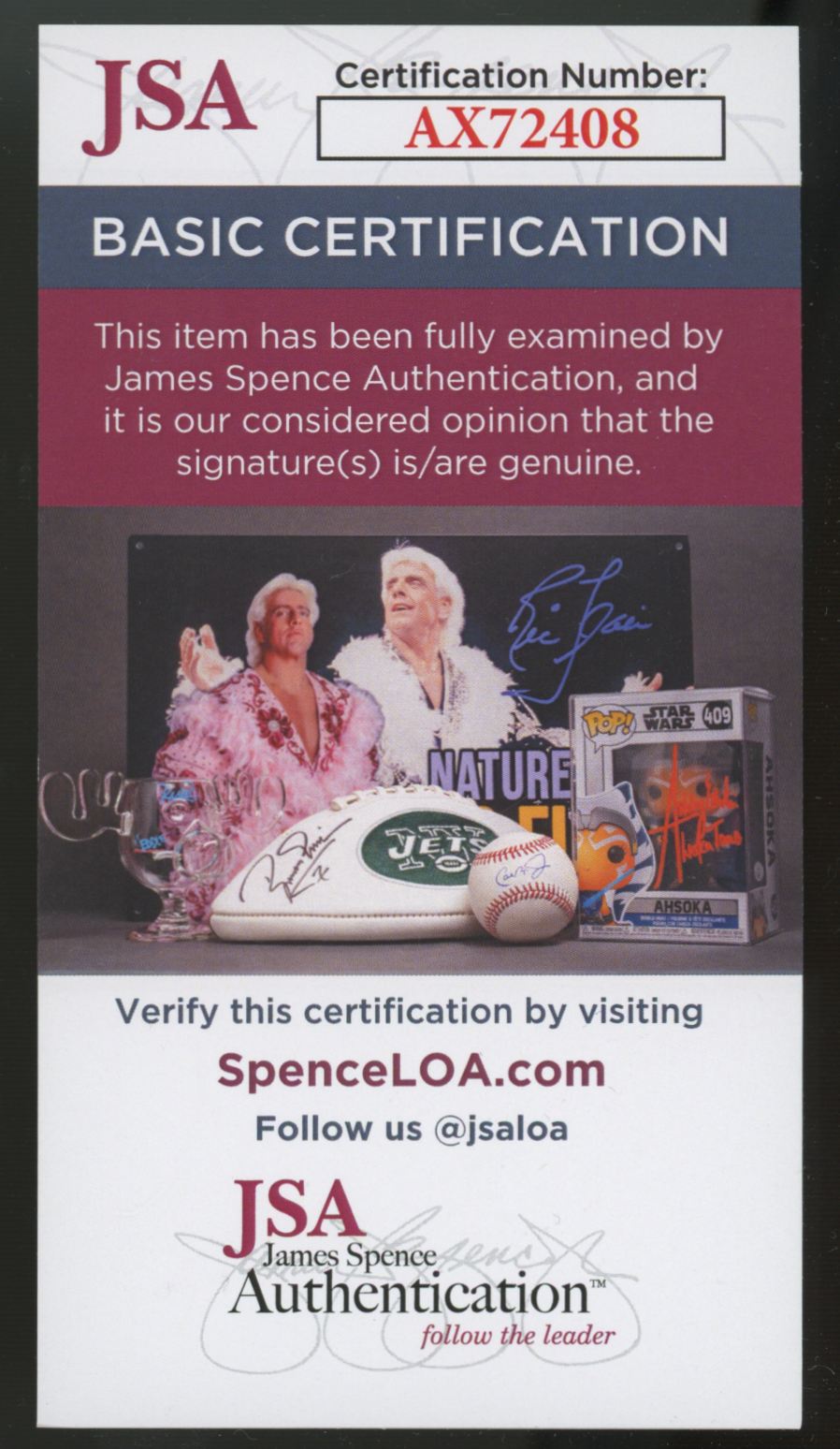 Ralph Kiner Signed Autographed Index Card JSA Authentic