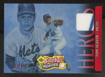 2005 Upper Deck Tom Seaver Baseball Heroes Red Patch /99 #30