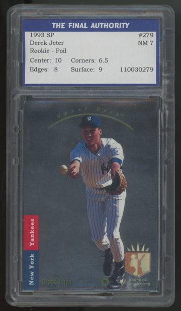 1993 Upper Deck SP Derek Jeter RC Foil #279 TFA 7