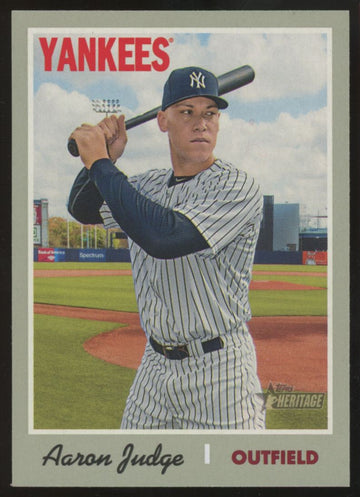2019 Topps Heritage Aaron Judge SP #499