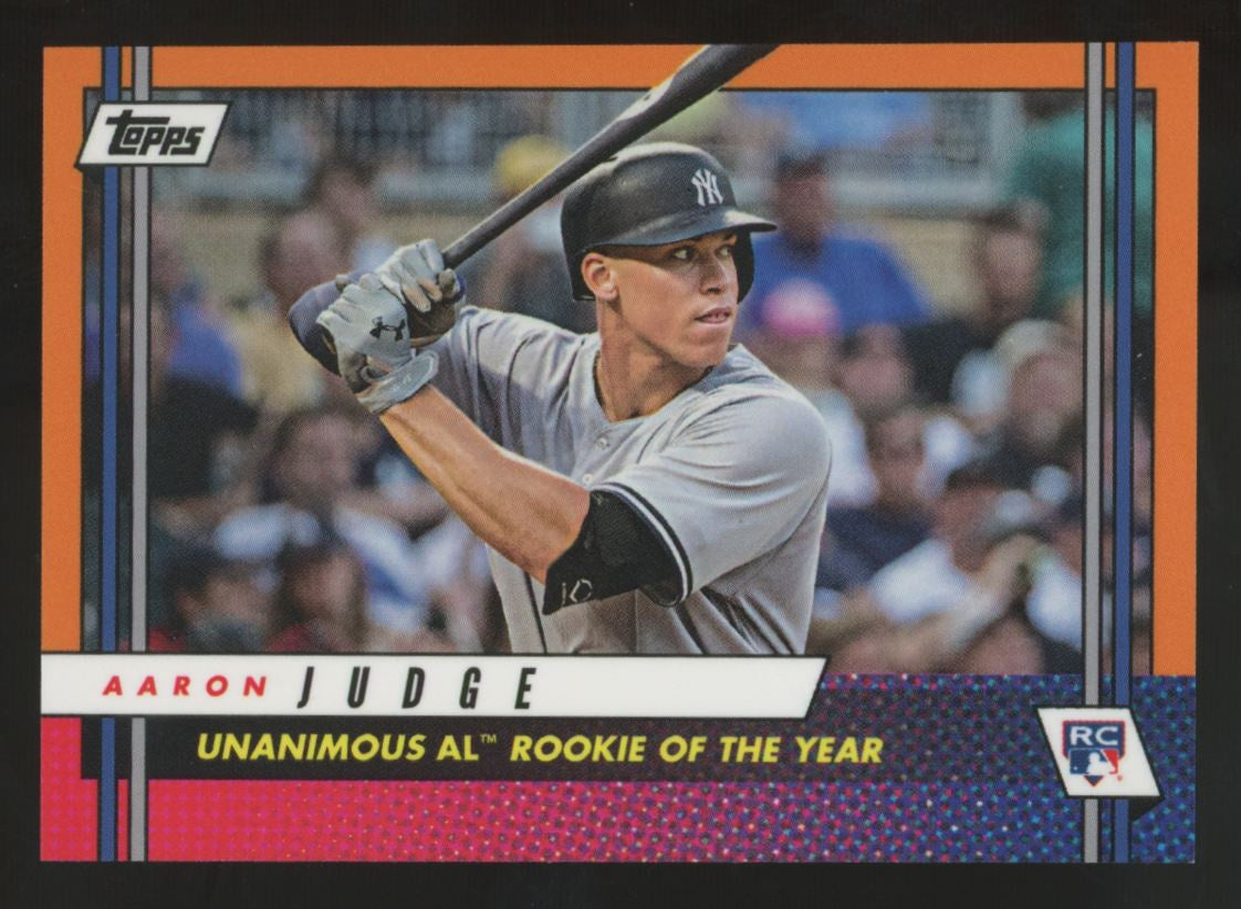 2017 Topps On Demand Aaron Judge RC Orange ROTY #J30