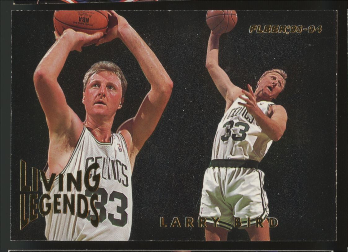 1993-94 Fleer Basketball Living Legends Insert Set (6) Jordan Barkley Bird Ewing