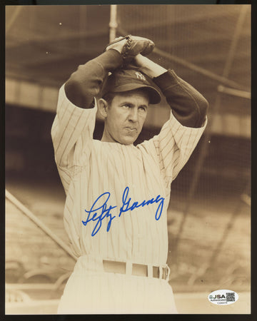 Lefty Gomez Signed Autographed 8x10 Photo JSA *374