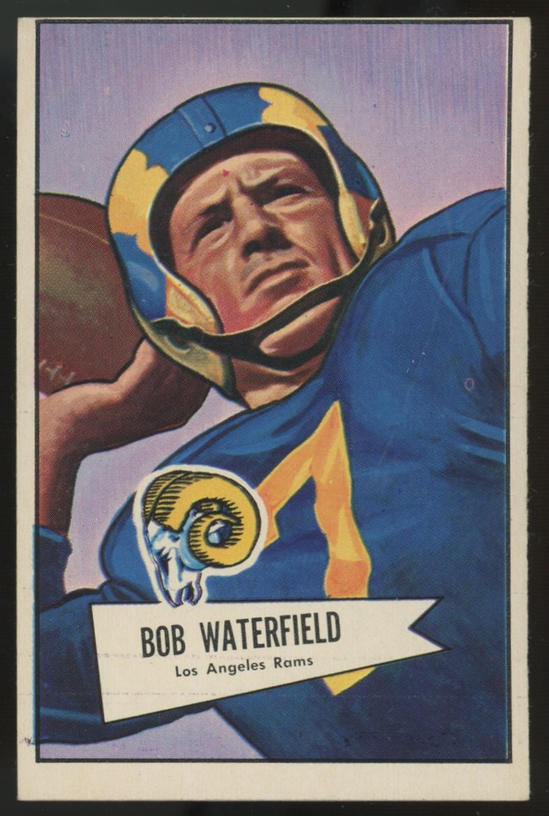 1952 Bowman Large Bob Waterfield #137 VG - VG/EX (Wrinkle)