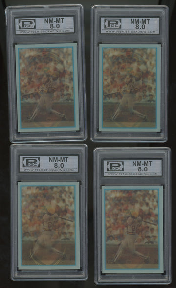 1986 Sportflics Rookies Barry Bonds RC #13 PGC 8-8.5/ PRO 9 /USA 9 (Lot Of 10)