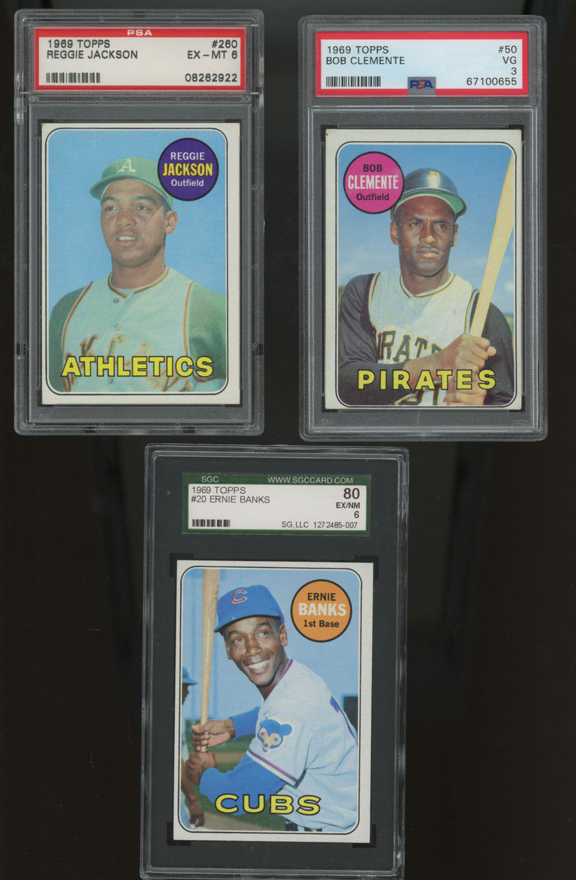 1969 Topps Baseball Complete Set (664) VG-VG/EX Overall Jackson RC PSA 6