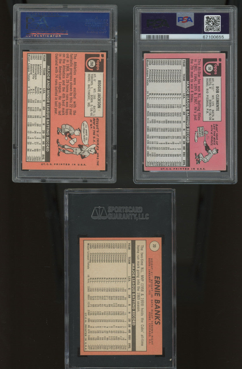 1969 Topps Baseball Complete Set (664) VG-VG/EX Overall Jackson RC PSA 6