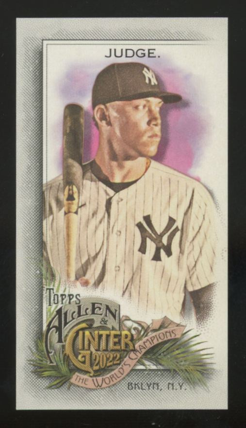 2022 Topps Allen & Ginter Aaron Judge Mini Exclusive #361