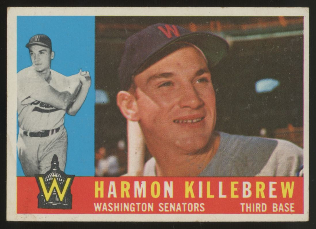 1960 Topps Harmon Killebrew #210 VG/EX "A"