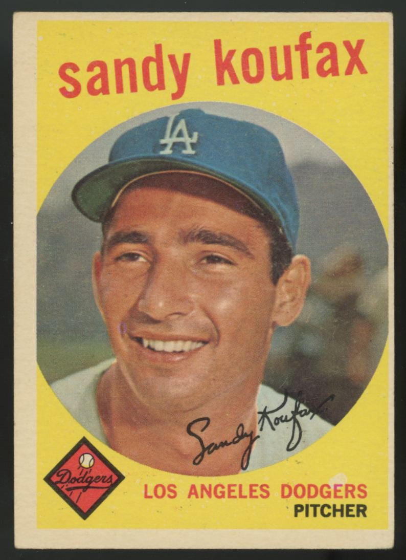 1959 Topps Sandy Koufax #163 VG