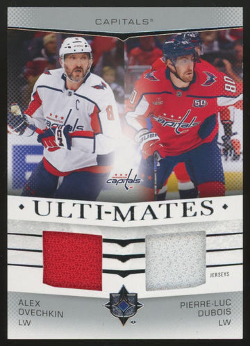 2024-25 UD Ultimate Collection Ovechkin/Dubois Ulti-Mates Dual Patch #UTM-OD