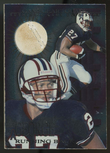 1997 Collector's Edge Eddie George Gamegear Quads Shoe Patch #12