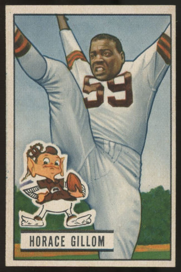 1951 Bowman Horace Gillom #37 EX-MT