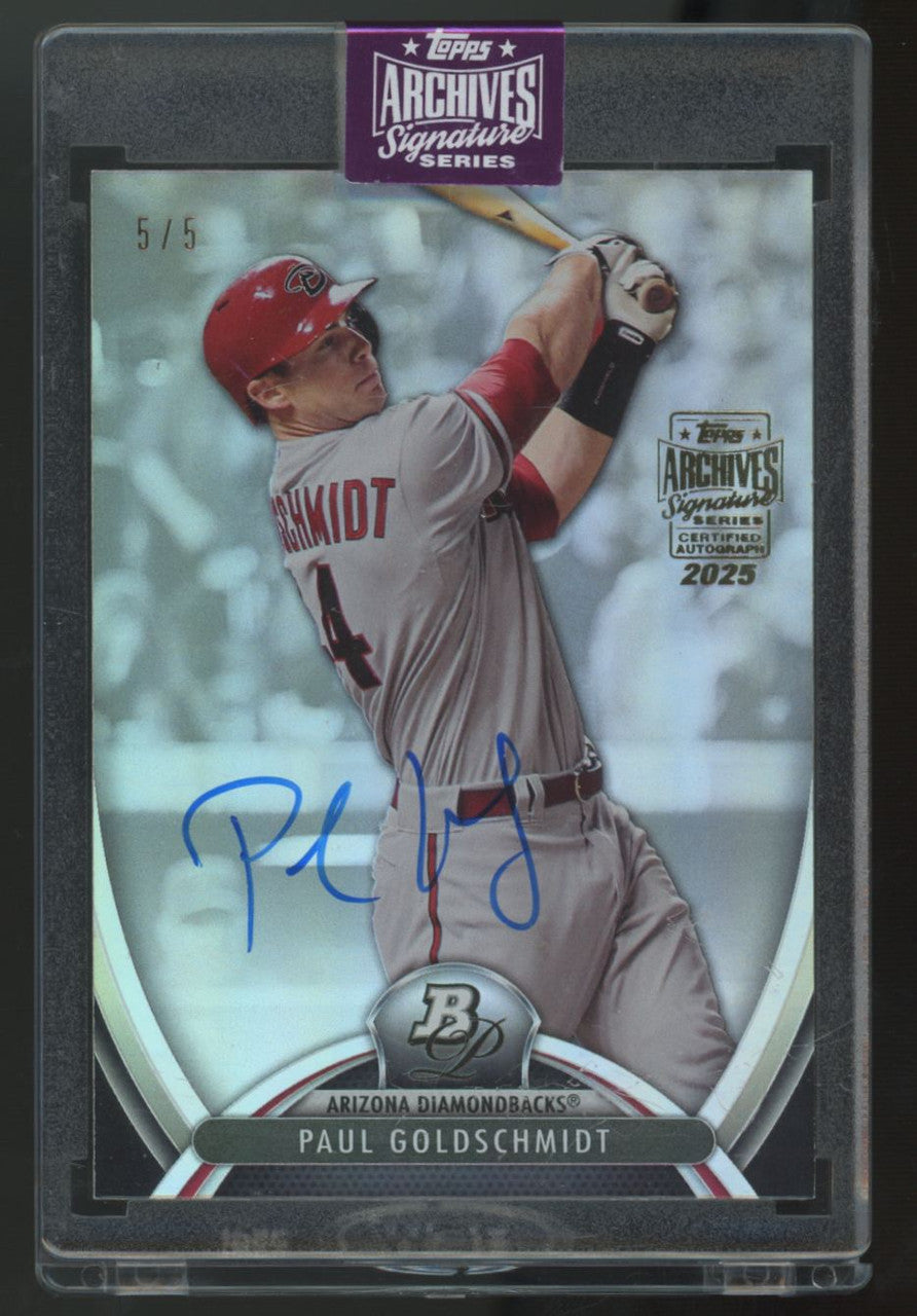 2025 Topps Archives Signature Series Paul Goldschmidt Auto /5 #11