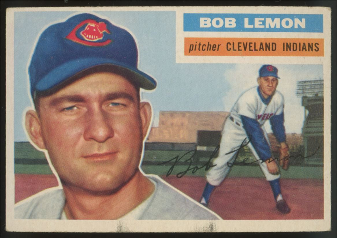 1956 Topps Bob Lemon #255 EX