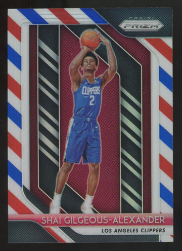 2018-19 Panini Prizm Shai Gilgeous-Alexander RC Red, White And Blue #184