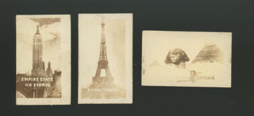 1948 Topps Magic Famous Landmarks Lot of 3 Low Grade
