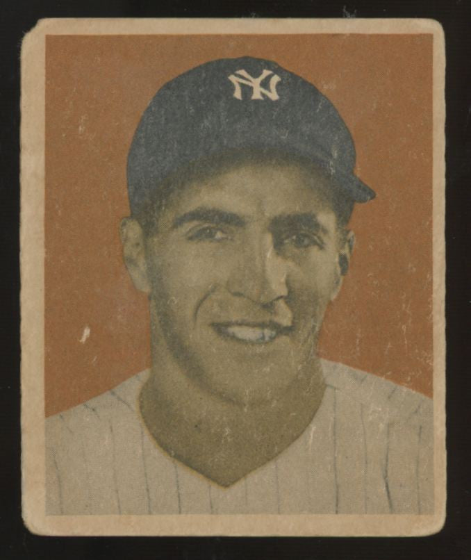 1949 Bowman Phil Rizzuto No Name On Front #98 Fair