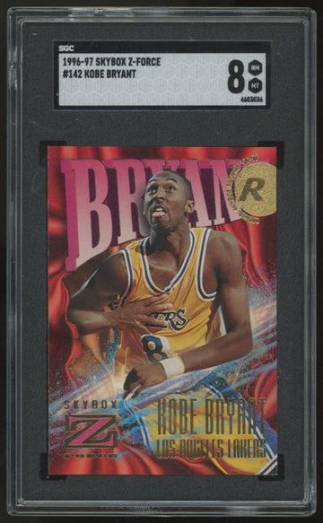 1996-97 Skybox Z-Force Kobe Bryant RC #142 SGC 8
