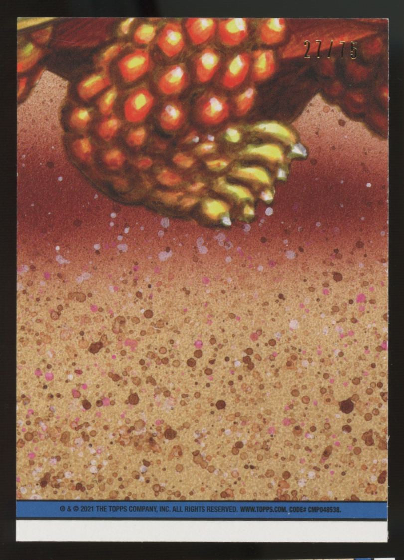 2021 Garbage Pail Kids Go On Vacation Brent Engstrom Artist Auto /75 #67
