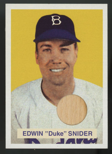 2001 Bowman Duke Snider 1949 Rookie Reprint Bat Relic #226