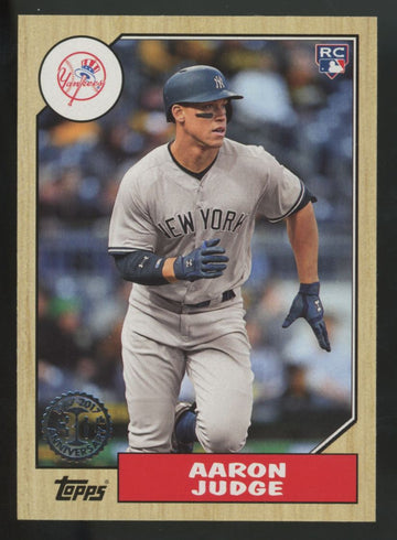 2017 Topps Update Aaron Judge RC 1987 Variation #US87-35